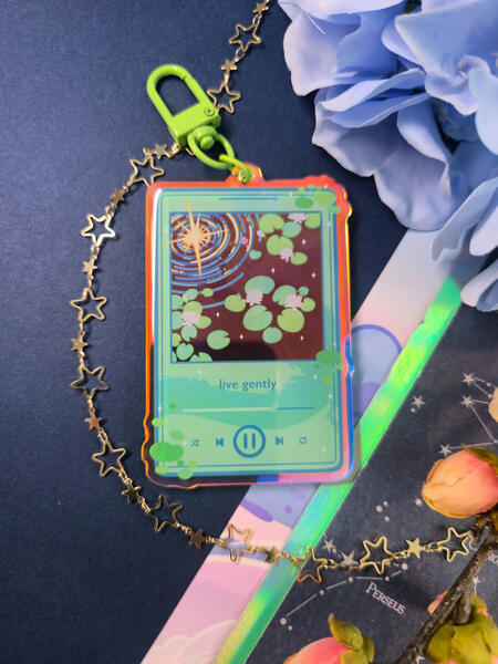 Live Gently Rainbow Charm