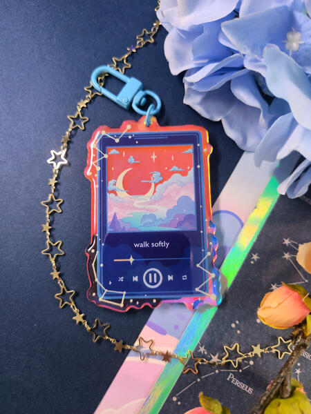 Walk Softly Rainbow Charm