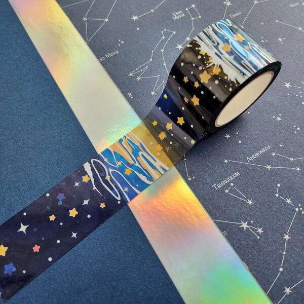 Star Drop Ocean Washi