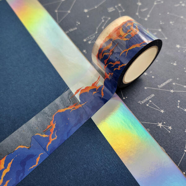 Skies on Fire Washi